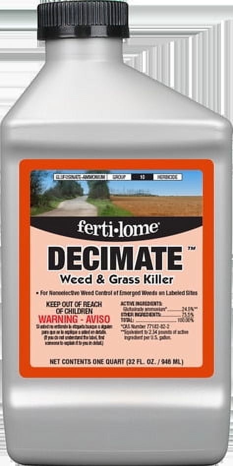 Fertilome (11262) DECIMATE Weed & Grass Killer (32 oz)