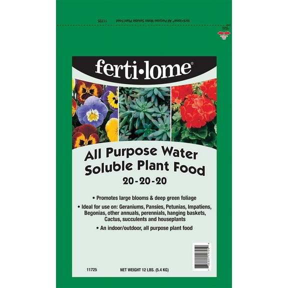 Fertilome (11725) All Purpose Water Soluble Plant Food 20-20-20 (12 lb.)
