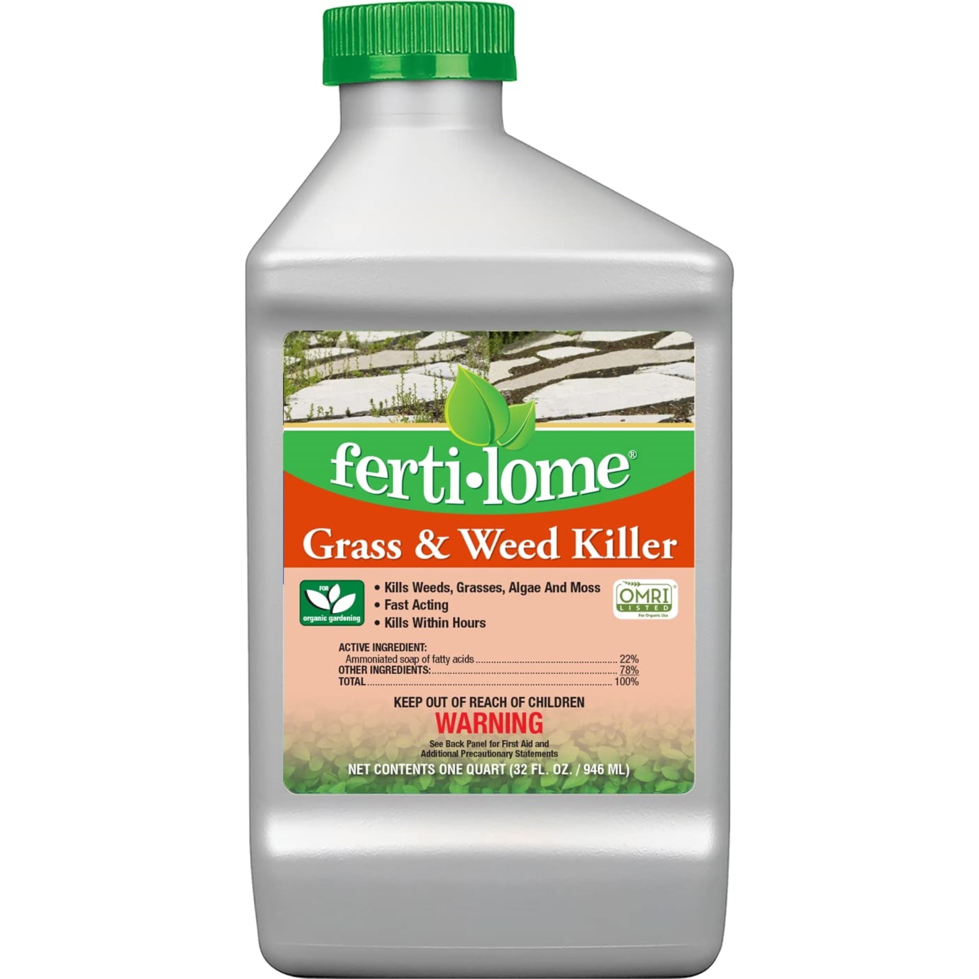 Fertilome (16103) Non Selective Grass & Weed Killer, OMRI Listed (32 oz.)