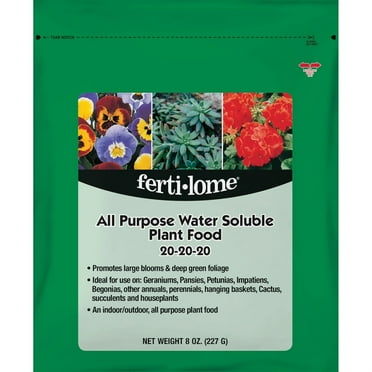 Fertilome All Purpose 20-20-20 Water Soluble Plant Food, 8oz