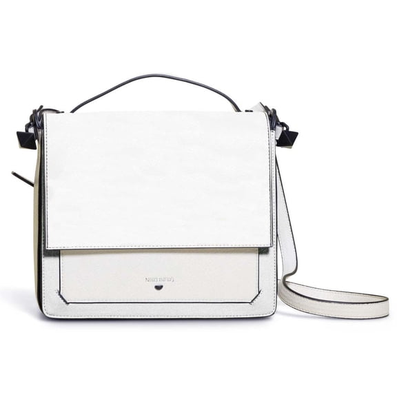 Ferwind Women's Eastside Crossbody Shoulder Bag Kitty Snout Hardware Cream