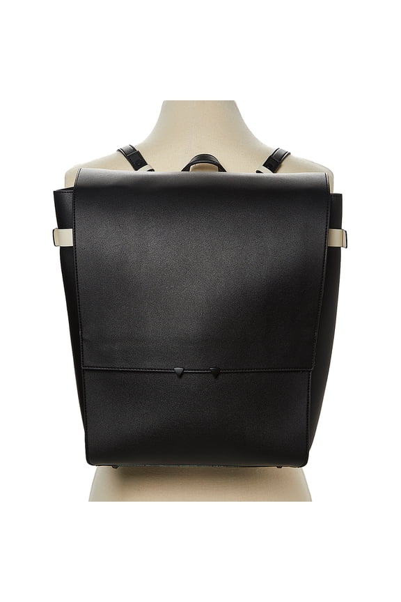 Ferwind Women's Large Backpack Kitty Snout Ears Hardware Black