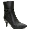 thumbnail image 1 of Ferwind Women's Mid-Calf Boots Two-Tone Accent Kitten Heels Adult Black  8, 1 of 8