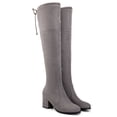thumbnail image 1 of Ferwind Women's Over-the-Knee Boots Slouch Micro Suede Adult Grey  7, 1 of 3