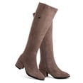 thumbnail image 1 of Ferwind Women's Slouch Boot Over-the-Knee Ultra Soft Micro Suede Adult Grey 11, 1 of 9