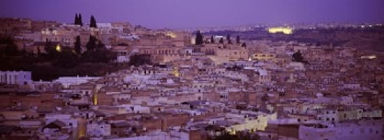Fes Morocco Canvas Art - Panoramic Images (36 x 13)