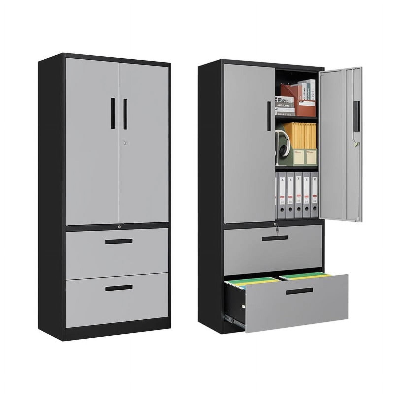 Fesbos 2Drawer Metal File Lateral Filing for Home