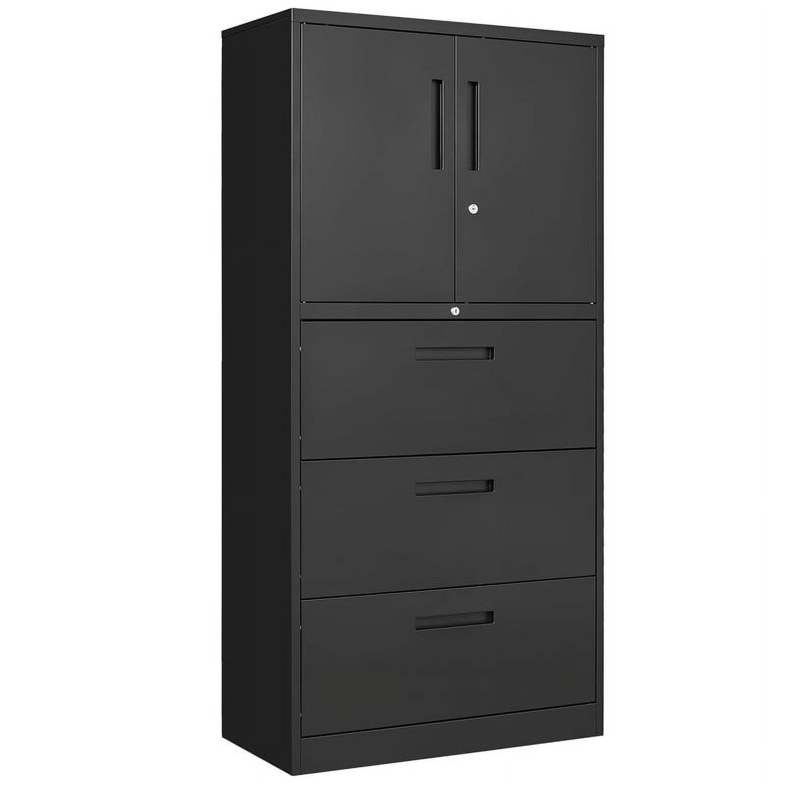 Fesbos 3 Drawer File for Home Office,Metal Storage