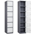 thumbnail image 1 of Fesbos Metal Locker with 6 Doors, Tall Steel Storage Lockers for Employees - 71" Locker Storage Cabinets for School, Gym, Home, Office, Garage, 1 of 9
