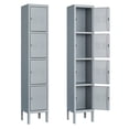 thumbnail image 1 of Fesbos Metal Lockers for Employees with Lock, Employees Locker Storage Cabinet with 4 Doors, Tall Steel Storage Locker for Gym, School, Office, 1 of 8