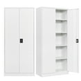 thumbnail image 1 of Fesbos Steel Storage Cabinet 72" Locking Metal Garage Storage Cabinet with 4 Adjustable Shelves, 2 Doors and Lock for File, Office, Garage, Home, 1 of 11
