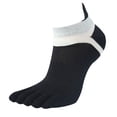 thumbnail image 1 of Fesfesfes 1 Pair Sock for Men Mesh Meias Sports Running Five Finger Toe Socks, 1 of 1