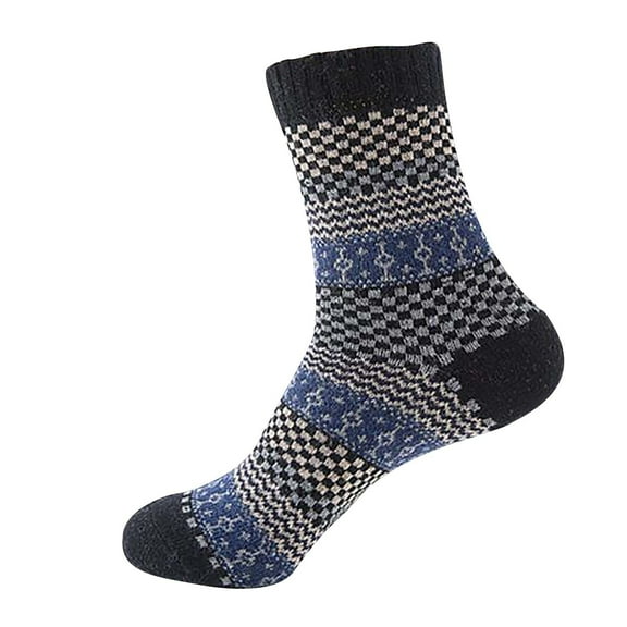 Fesfesfes 6 Pairs Socks For Women and Men Wool Socks Soft Warm Socks Unisex Thick Wool Vintage Sock