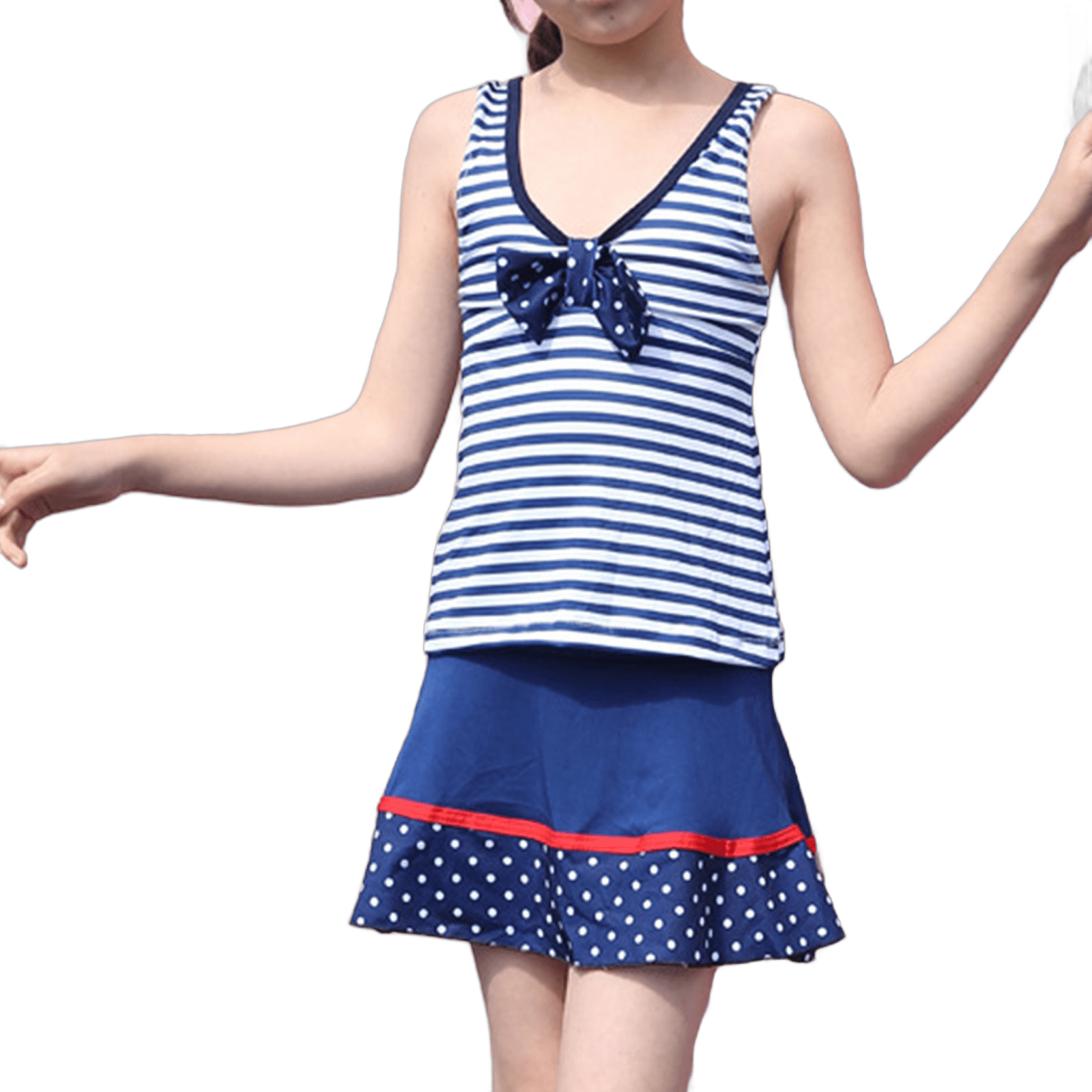 Fesfesfes 8Y Girls Swimsuits Big Girls Swimdress Children Swimsuit ...