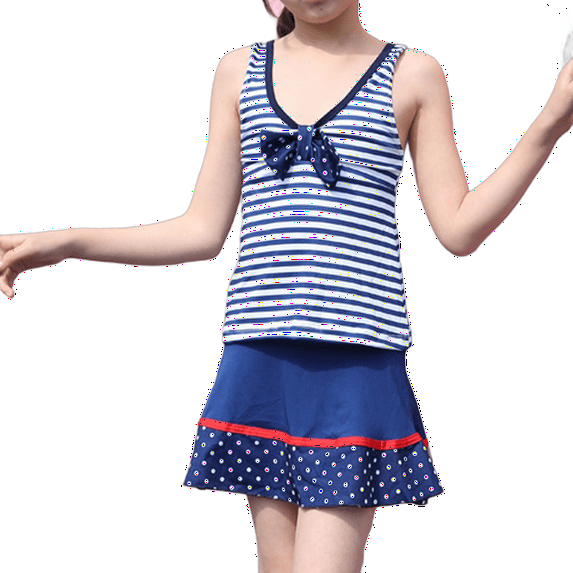 Fesfesfes 8Y Girls Swimsuits Big Girls Swimdress Children Swimsuit Bathing Suits Girls Swimsuit