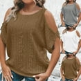thumbnail image 1 of Fesfesfes Athletic Tops for Women's Lace One Neck French Suspender Blouse Gym Shirts S(US:4), 1 of 8