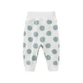 thumbnail image 1 of Fesfesfes Baby Bottoms Pants High Waisted Pants Kids Cotton Snap Button Pants Solid Color Long Pants, 1 of 6