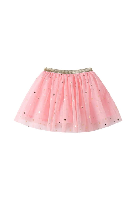 Baby Kids Girls Princess Stars Sequins Party Dance Ballet Tutu Skirts