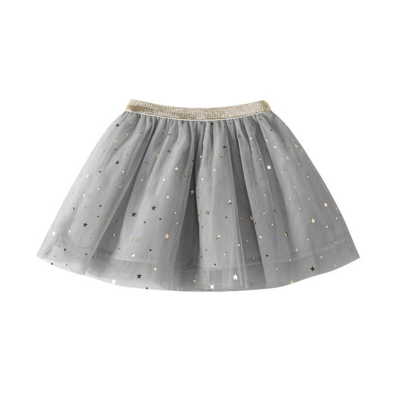Fesfesfes Baby Kids Girls Princess Stars Sequins Party Dance Ballet Tutu Skirts