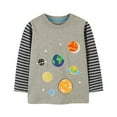 thumbnail image 1 of Fesfesfes Big Children Long Sleeve Shirts Boys Raglan Sleeve Tops Toddler Cute Printed Shirts Crewneck Pullover Tops Fall Shirts, 1 of 5