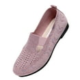 thumbnail image 1 of Fesfesfes Black Dress Shoes for Women Almond Toe Fashion Ventilate Casual Round Head Comfy Casual Shoes 38(6.5), 1 of 4