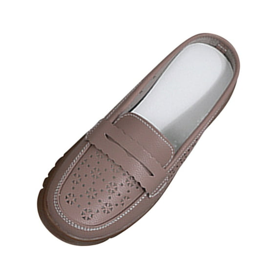 Fesfesfes Black Flats shoes Round Toe Versatile Flat Shoes Soft Bottom Large Size Casual Color Shoes Synthetic Shoes 42(9)