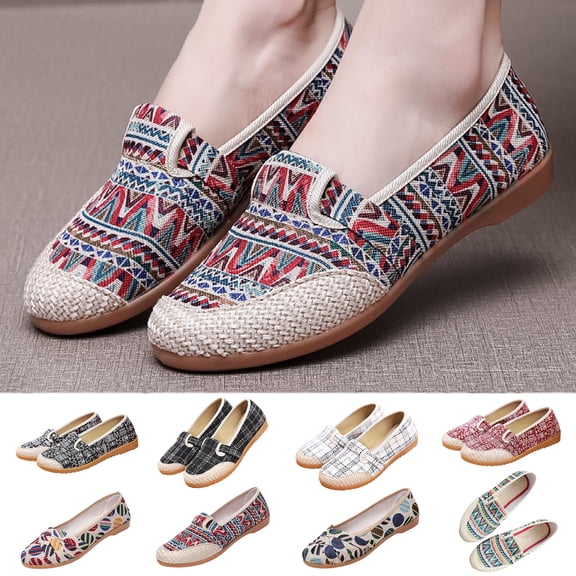Fesfesfes Black Shoes Women Almond Toe Fashion Ventilate Casual Round Head Comfy Casual Shoes 41(8.5)