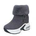 thumbnail image 1 of Fesfesfes Boots for Women Winter New Short Tube Plus Velvet Women's To Keep Warm, Cotton And Snow 39(US:8), 1 of 9