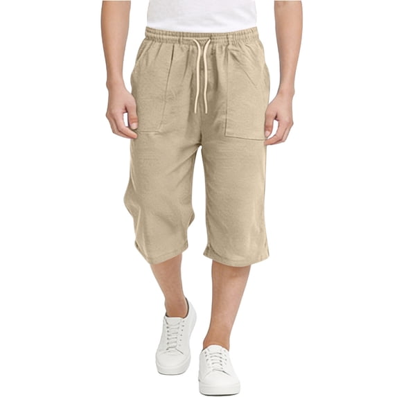 Fesfesfes Boys Spring Summer Cargo Shorts with Elastic Waist and Pockets Comfortable Loose Fit Casual Athletic Playwear for Kids 5-15 Years(Khaki,8-9 Years)