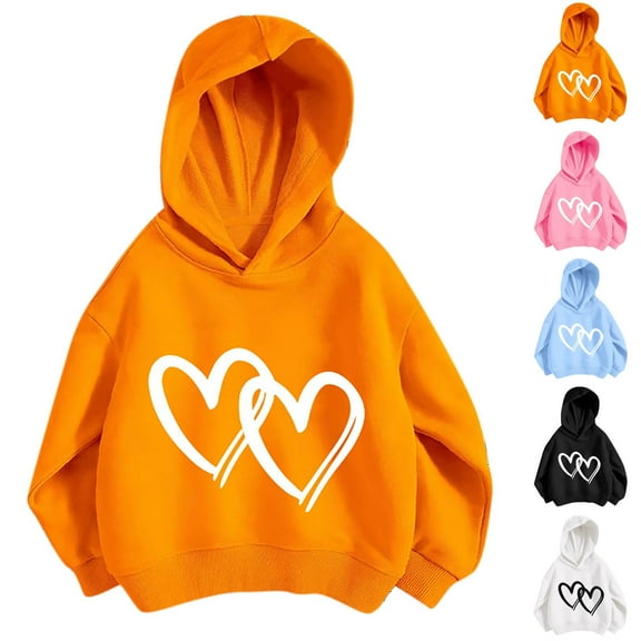 Fesfesfes Boys and Girls Sweatshirt Children's Hoodie Thin Style Small And Medium Children's Loose Style Hoodie Fashion Top
