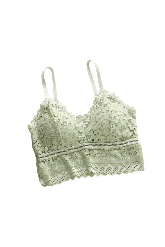 Bras for Women Stretchy Breathable Bras Shockproof Yoga Vest Bralette Push Up Underwear Bras Girls Lace Patchwork Tank Tops with Built in Bras