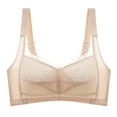 thumbnail image 1 of Fesfesfes Bras for Women Comfortable Breathable Unwired Lace Appear Small Adjustment Lift Push Up Bras Summer Underwear Bras, 1 of 9