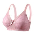 thumbnail image 1 of Fesfesfes Bras for Women Full Coverage Shaped Bras Wire Free Side Lifted Underwear Bras Gather Push Up Unwired Everyday Bras, 1 of 5