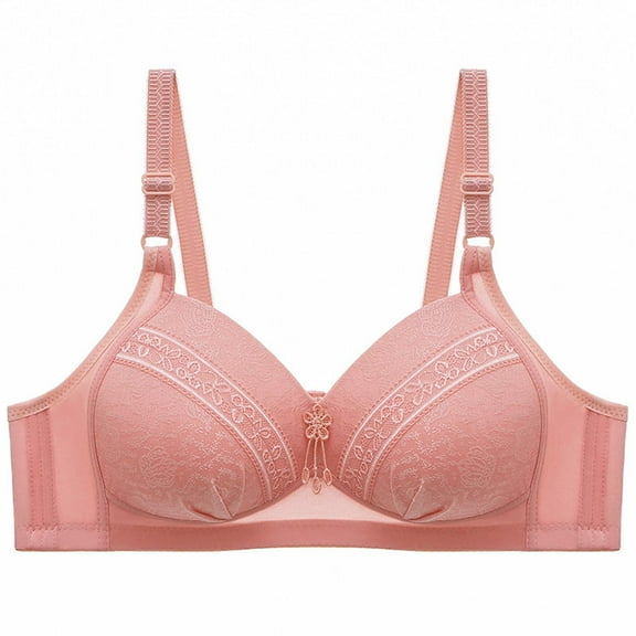 Fesfesfes Bras for Women Wireless Ladies Solid Color Bras Comfortable Everyday Bra Underwear Bras Women Bras