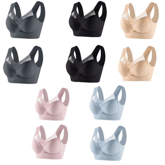 Fesfesfes Bras for Women Wireless Women's Strapless Lace Vest Underwear With Thin Side Gathered And Daily Bra Womens Bra
