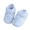 thumbnail image 1 of Fesfesfes Breathable Soft-Soled Baby Shoes Comfortable Cloth Walking Shoes with Non Slip Bottom Soft Sole for Toddlers' Daily Wear(Blue#4,3-6 Months), 1 of 3