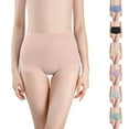 thumbnail image 1 of Fesfesfes Briefs For Womens Solid Color Breathable And Comfortable High Waisted Oversized Underwear, 1 of 4