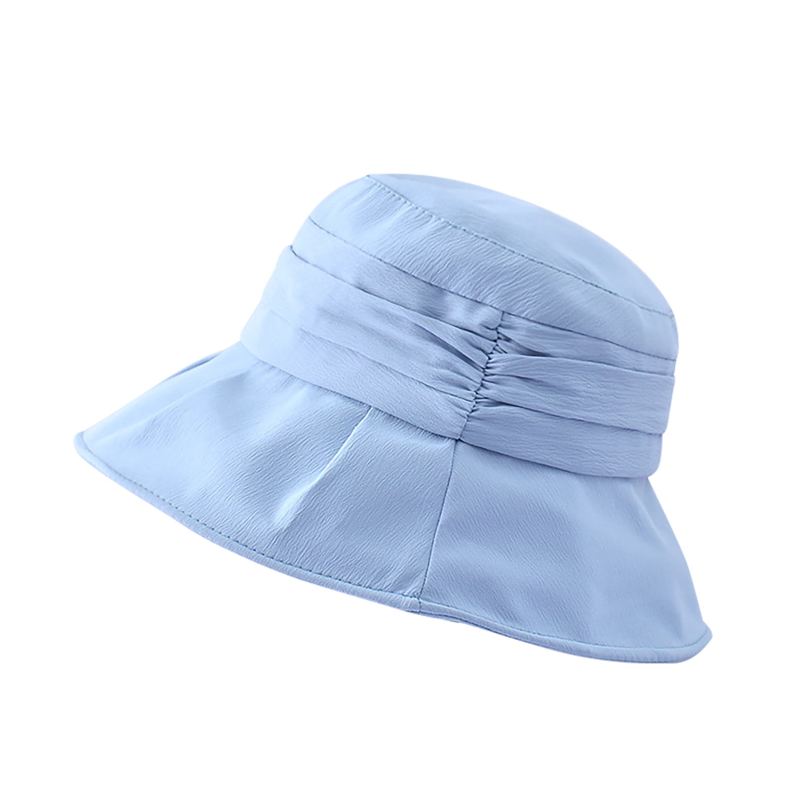 Kids Bucket Hats For Girls - UPF 50+ Sun Protection Wide Brim Beach Hats For Ages 2-8 Years