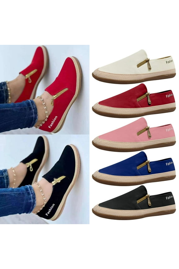 Canvas Shoes for Women Casual Shoes Solid Color Platform Sole Rope Canvas Shoes 38(6.5)