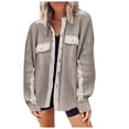 thumbnail image 1 of Fesfesfes Cardigan for Women Solid Color Top Cardigan Outwear Suit Coat Long Sleeve Coat Under $10, 1 of 5