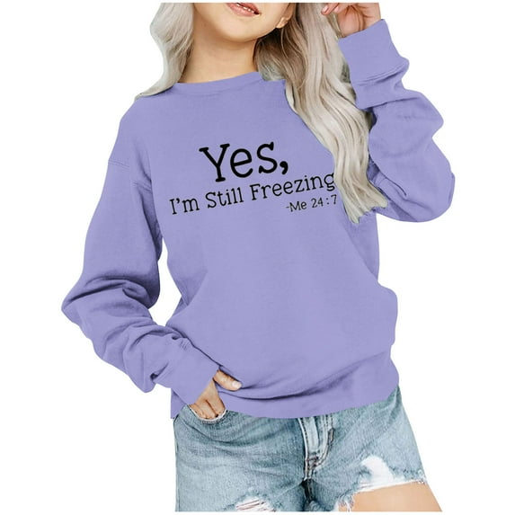 Fesfesfes Children T Shirts For Girls Girls Crewneck Oversized Sweatshirt Children Fashion Long Sleeve Pullover Tops 1-12 Years