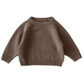 thumbnail image 1 of Fesfesfes Christmas Sweater Fashion Girl and Boy Children' Casual Long Sleeved Warm Round Neck Sweaters, 1 of 4