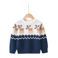 thumbnail image 1 of Fesfesfes Christmas Sweaters for Big Boys and Girls Winter Warm Sweater Children Chunky Round Neckline Pullover Tops Pattern Shirts, 1 of 8