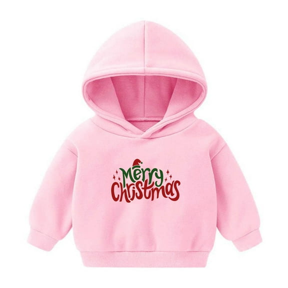 Fesfesfes Christmas Sweatshirt for Boys and Girls Long Sleeve Hooded Tops Kid Hoodie Shirts Casual Hoodie Pullover Shirts Tops