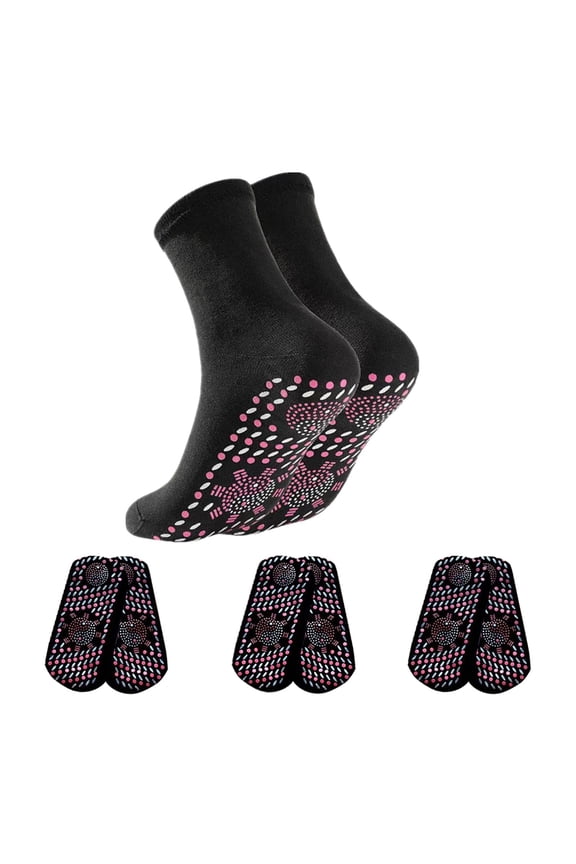 3 Pairs Knit Socks for Short Boots and Sneakers Self-heating Socks for Men And Women Sport Socks Athletic Socks Heating Socks
