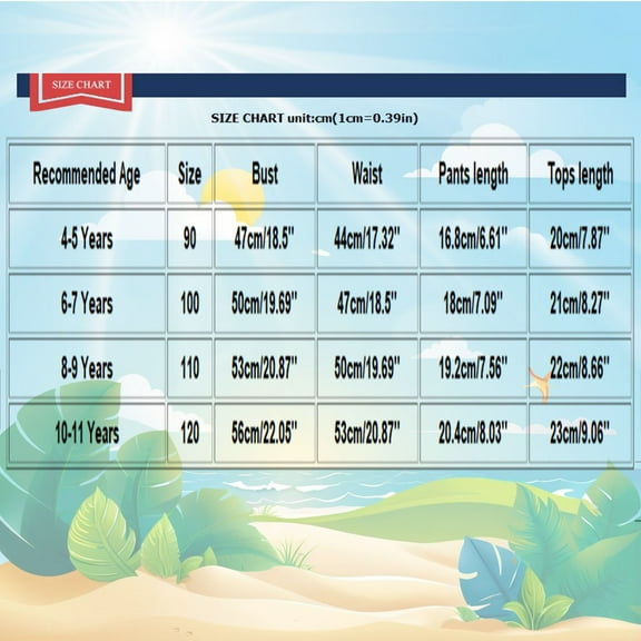 Fesfesfes Girl's Cute Split Swimsuit 2 Piece Cute Print Bathing Suit Round Neck Contrast Binding Swimsuits Swimwear Kids 4-11 Years Bathing Suit(White,6 Years)