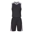 thumbnail image 1 of Fesfesfes Girls 2 Piece Shorts Outfits Summer Clothes Short Sleeve Tops and Short Pants with Pockets Kids Fashion Clothing Sets(Black,6 Years), 1 of 7