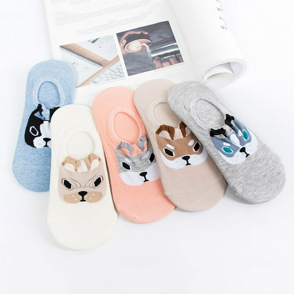 Fesfesfes Clearance Womens Fuzzy Socks Low Cut Winter Warm Socks Soft Slipper Home Sleeping Cute Socks