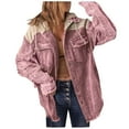 thumbnail image 1 of Fesfesfes Coat for Women Worn Out LooseLong Sleeve Hooded Casual Outwear Jackets, 1 of 9