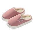 thumbnail image 1 of Fesfesfes Comfortable Dress Shoes for Women Home Cotton Sippers For Girls In Fall And Winter Home Indoor Couples Thick-Soled Non-Slip Furry Shoes Warm Cotton Shoes For Men 7.5-8.5(40-41), 1 of 7